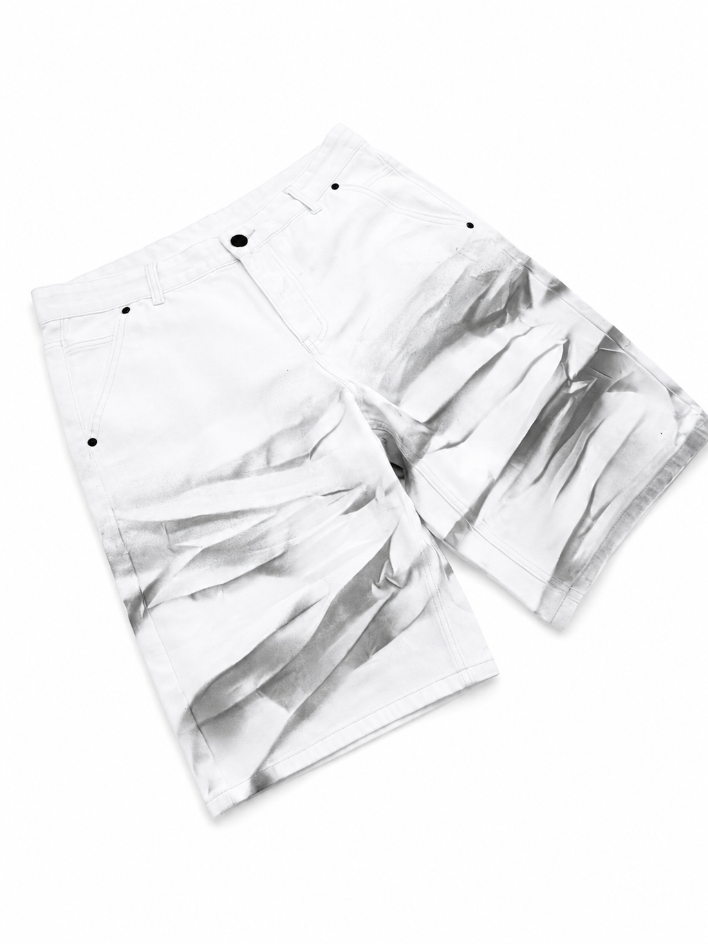 JORTS WHITE GRAY