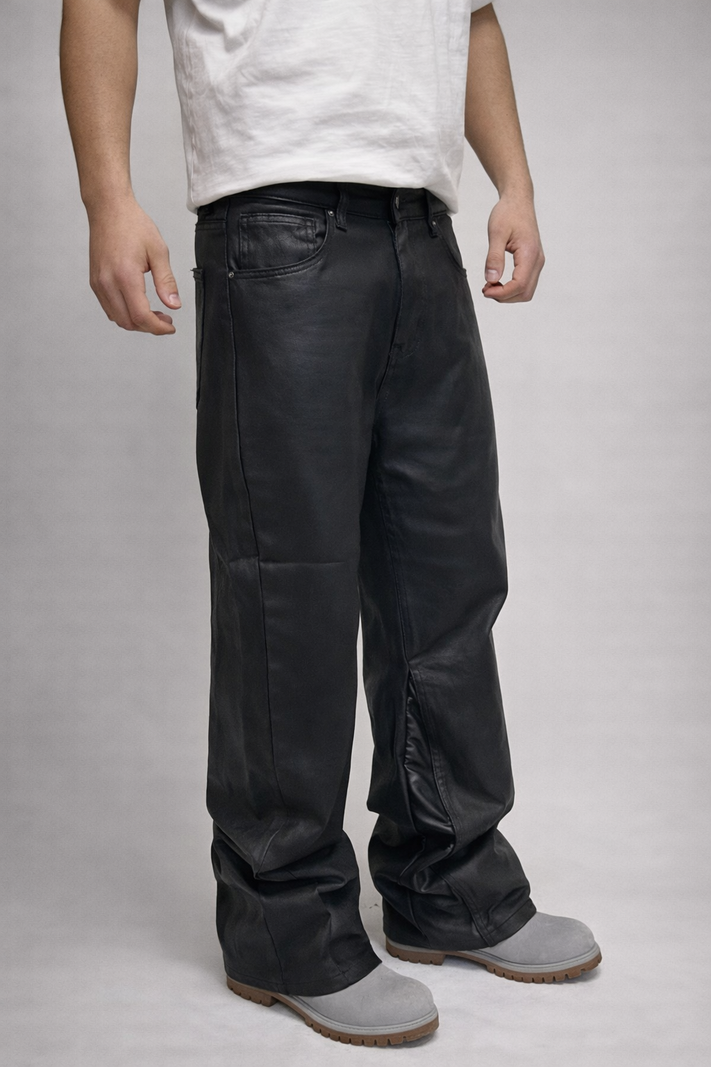 COMPLETO DENIM LEATHER