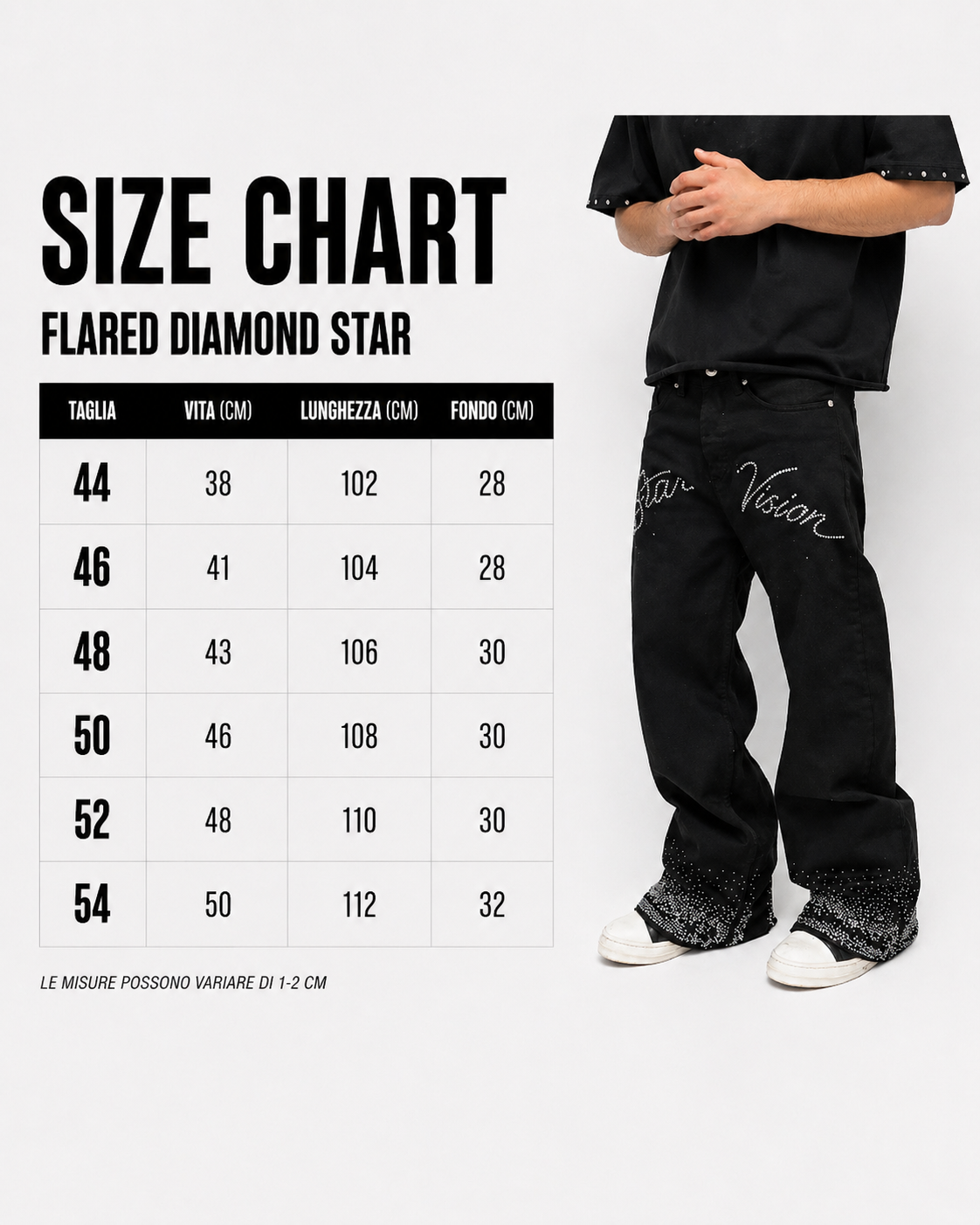 JEANS FLARED DIAMOND