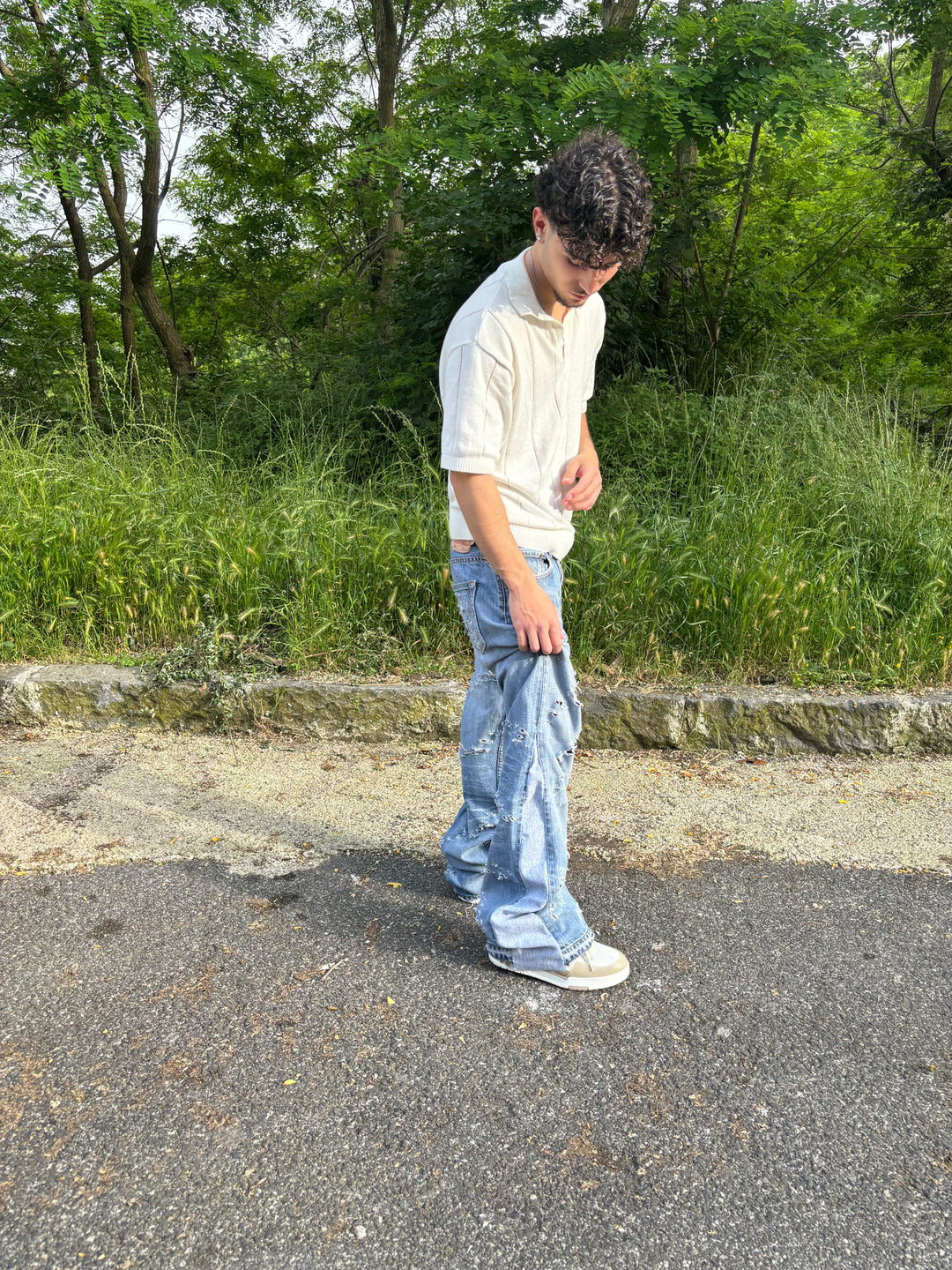 JEANS BAGGY FLARED