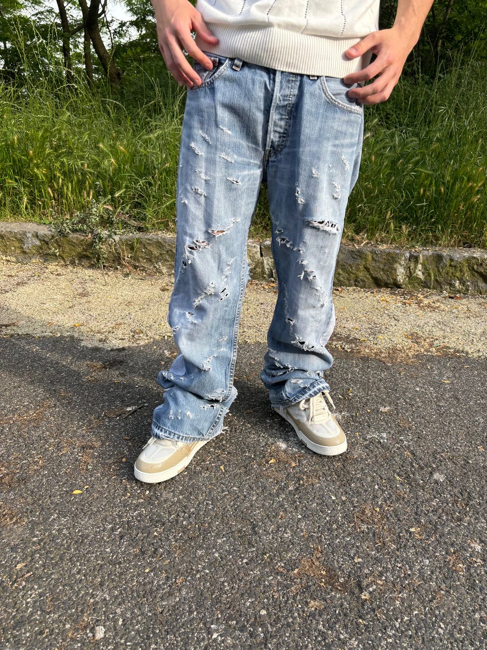 JEANS BAGGY FLARED