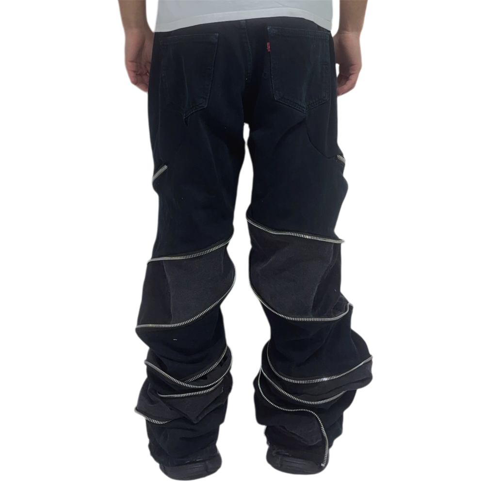 JEANS BLACK SPIRAL