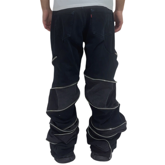 JEANS BLACK SPIRAL