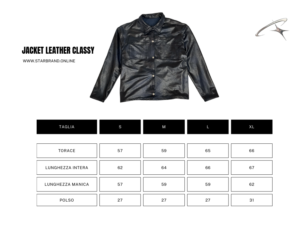 JACKET LEATHER CLASSY
