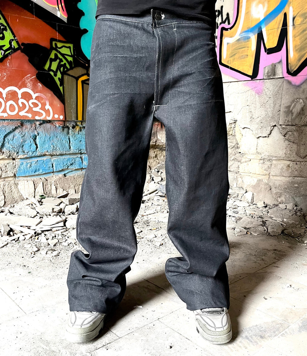 DENIM RAW BLACK BOOTCUT