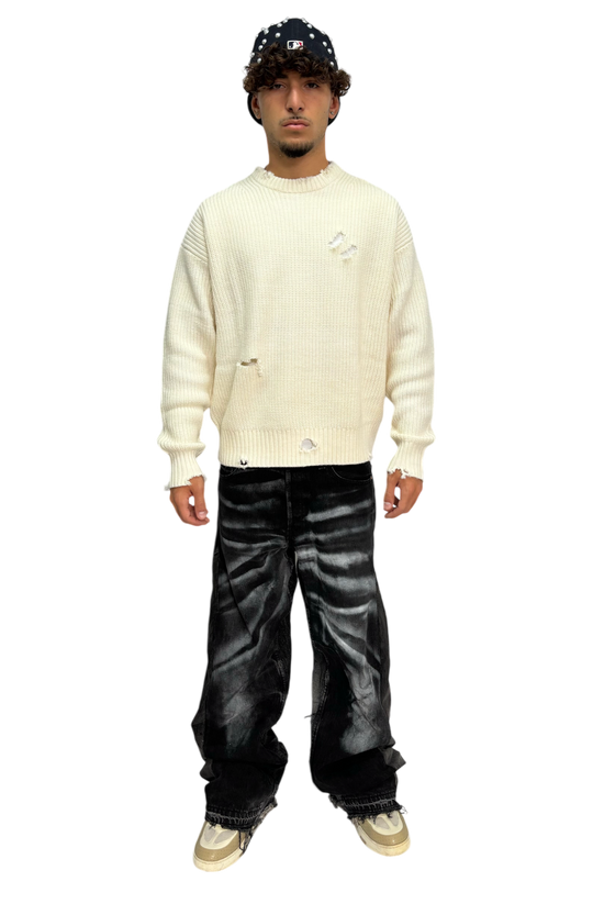 JEANS BLACK SPACE BAGGY