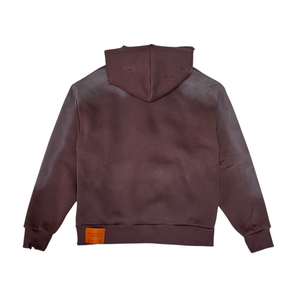 HOODIE RUST ZIP