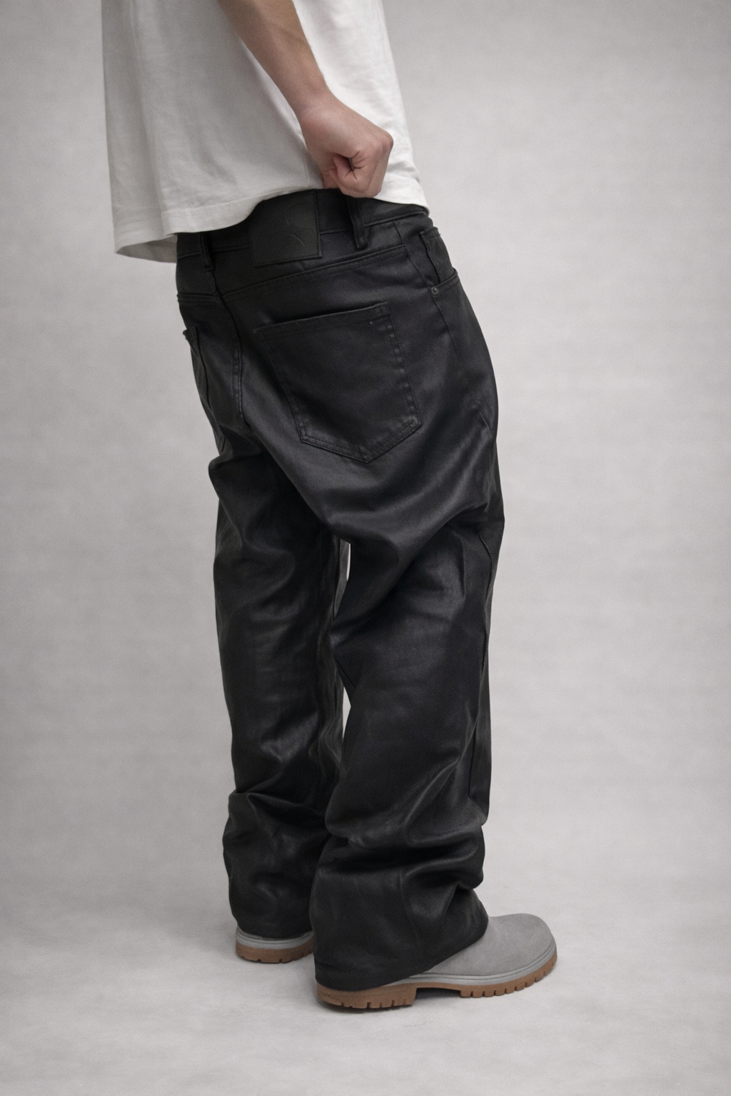 COMPLETO DENIM LEATHER