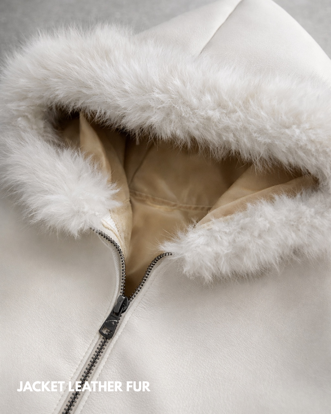 JACKET LEATHER FUR