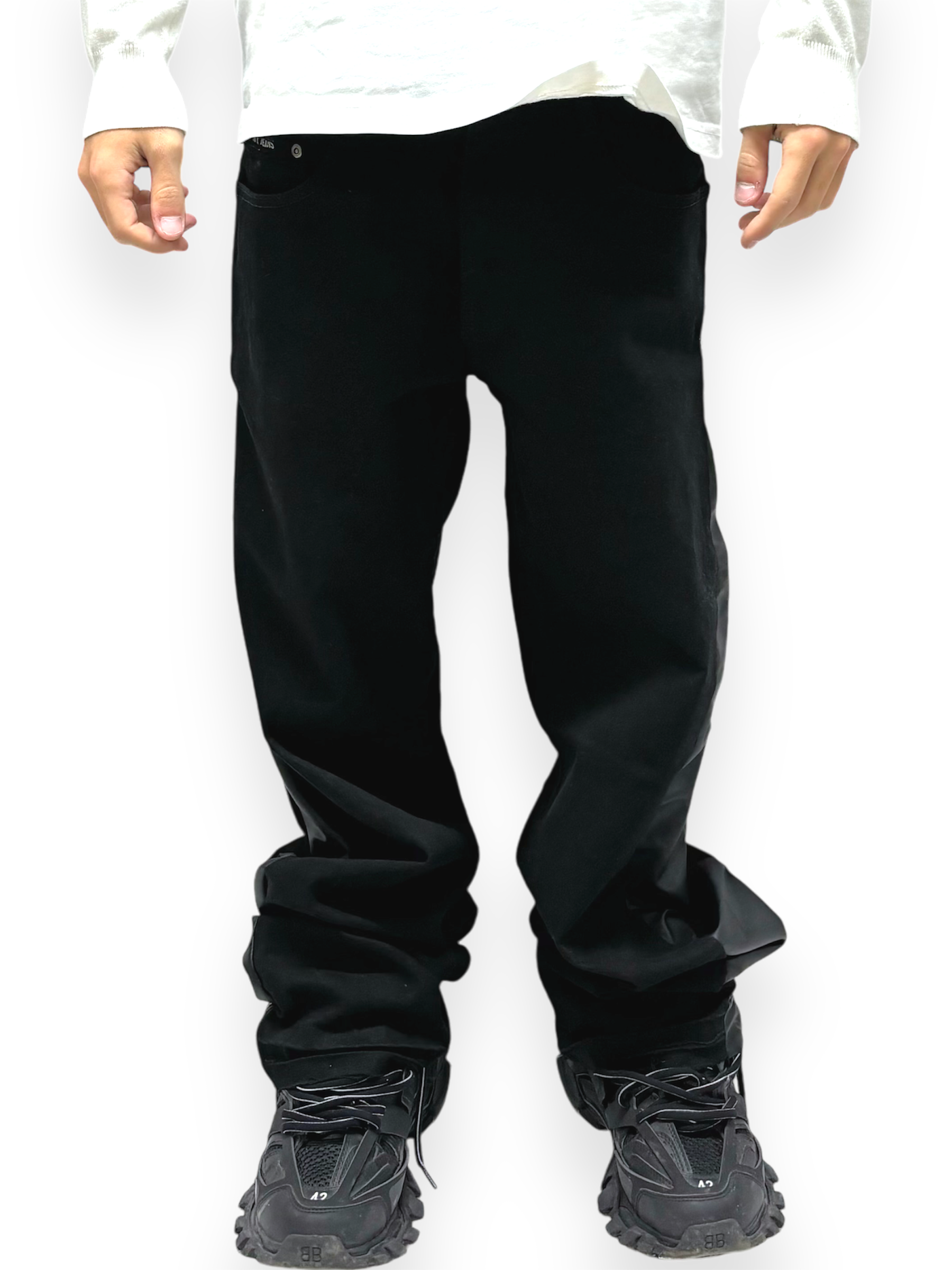 JEANS LEATHER BLACK PREMIUM