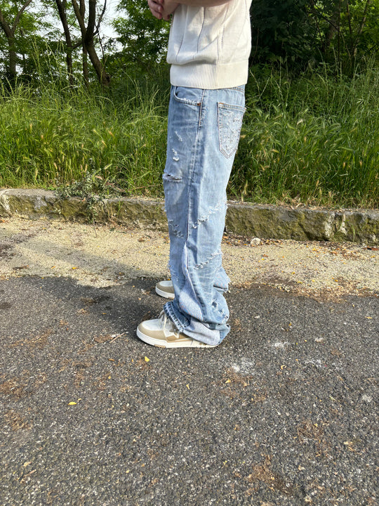 JEANS BAGGY FLARED