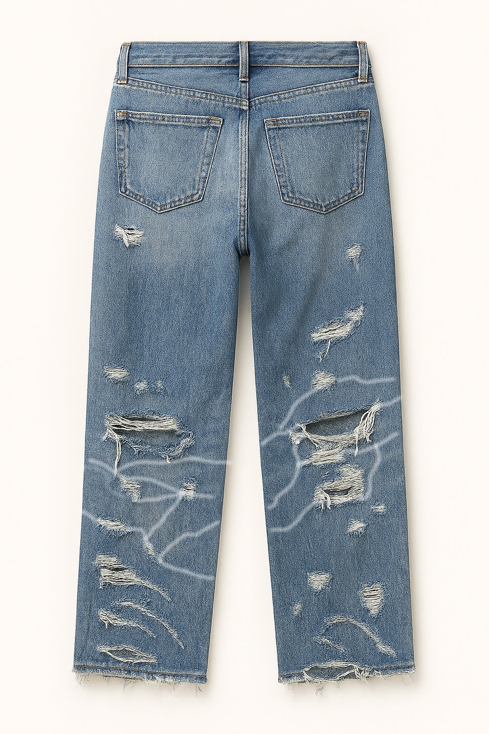 JEANS SEA DISTRESSED BAGGY