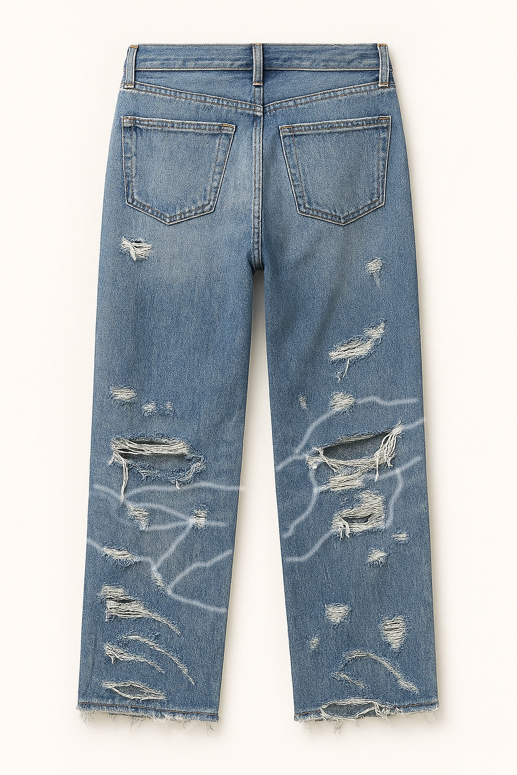 JEANS SEA DISTRESSED BAGGY
