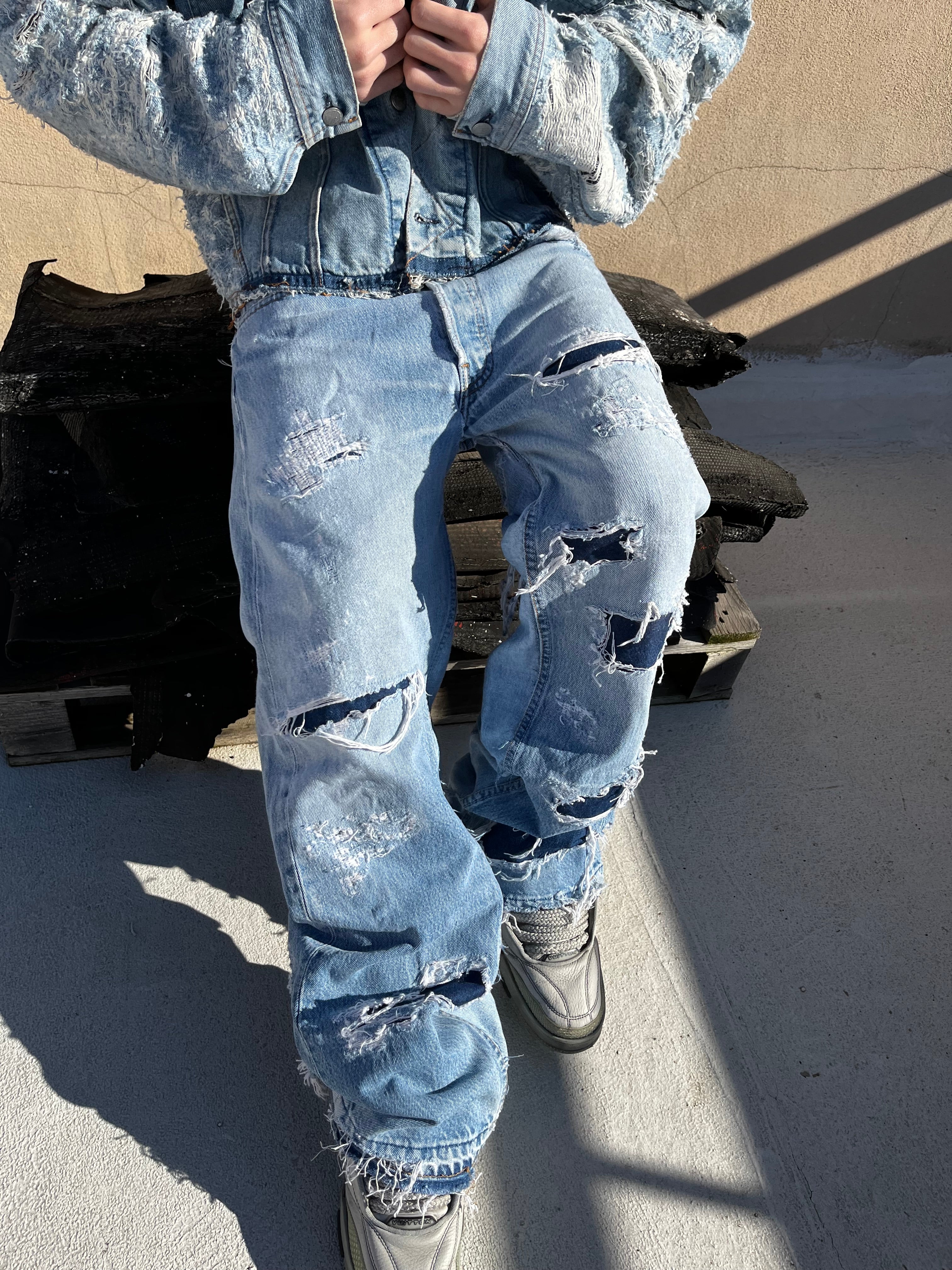 JEANS BAGGY STORM BLUE