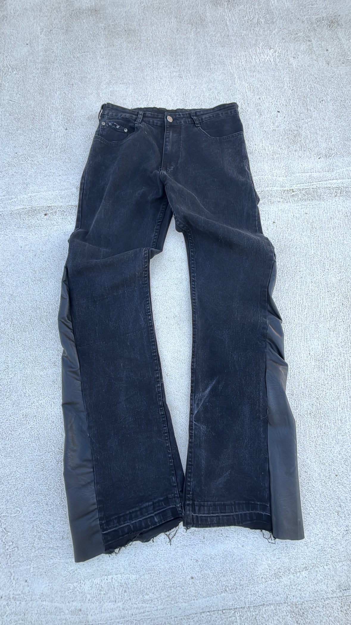 JEANS LEATHER BLACK PREMIUM