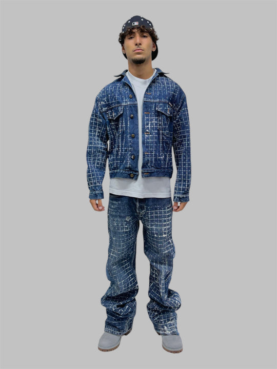 COMPLETO IN DENIM SQUARE
