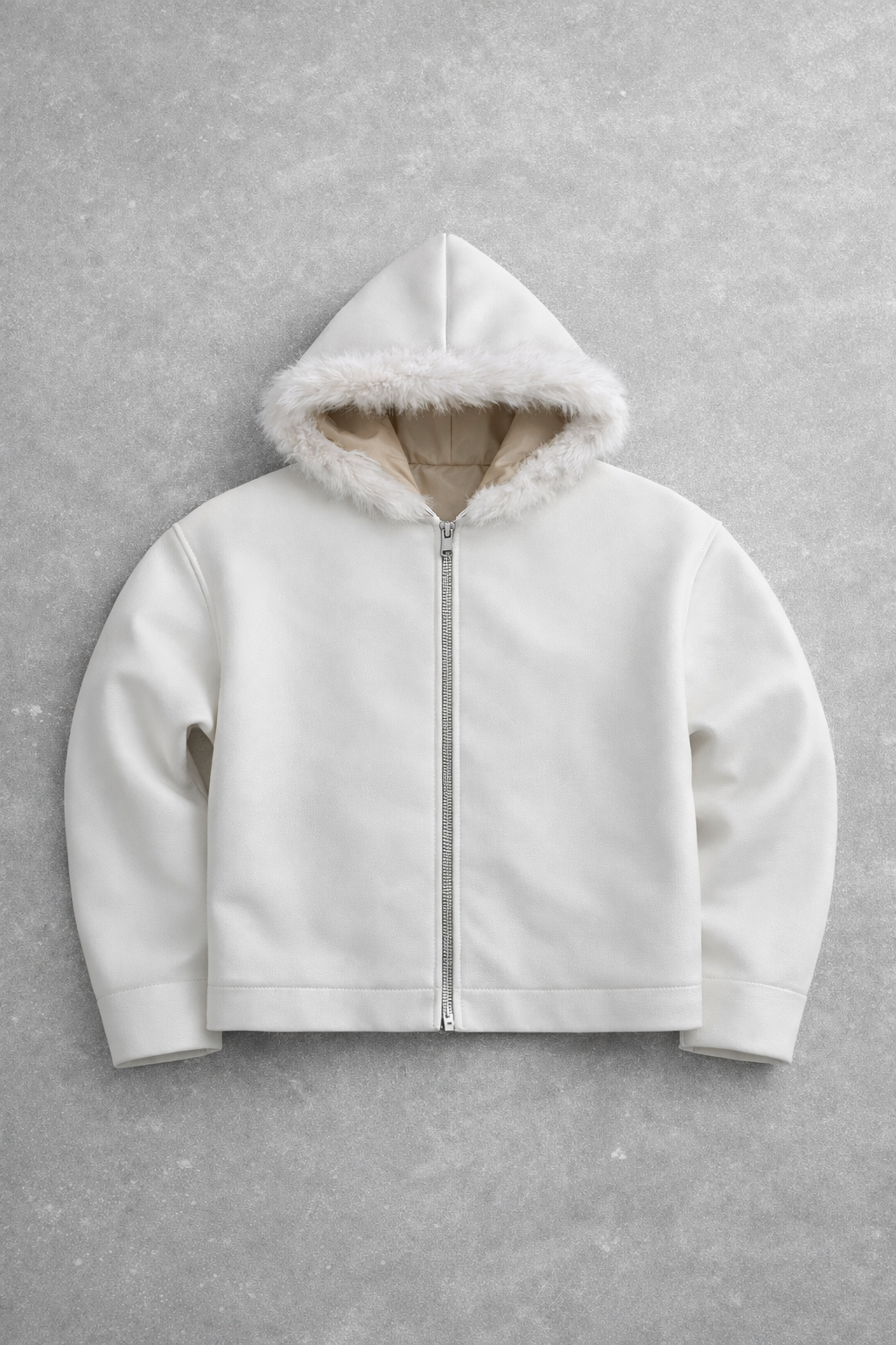 JACKET LEATHER FUR