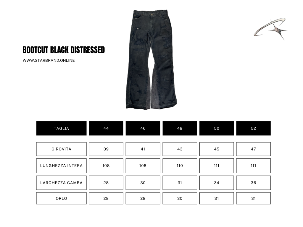 BOOTCUT BLACK DISTRESSED