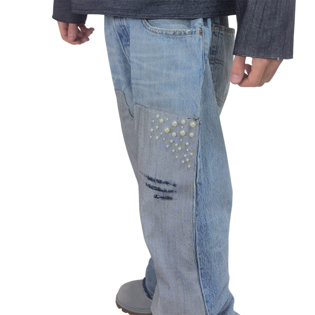 JEANS CARPENTER PEARLS