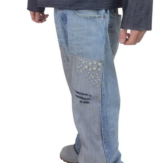 JEANS CARPENTER PEARLS