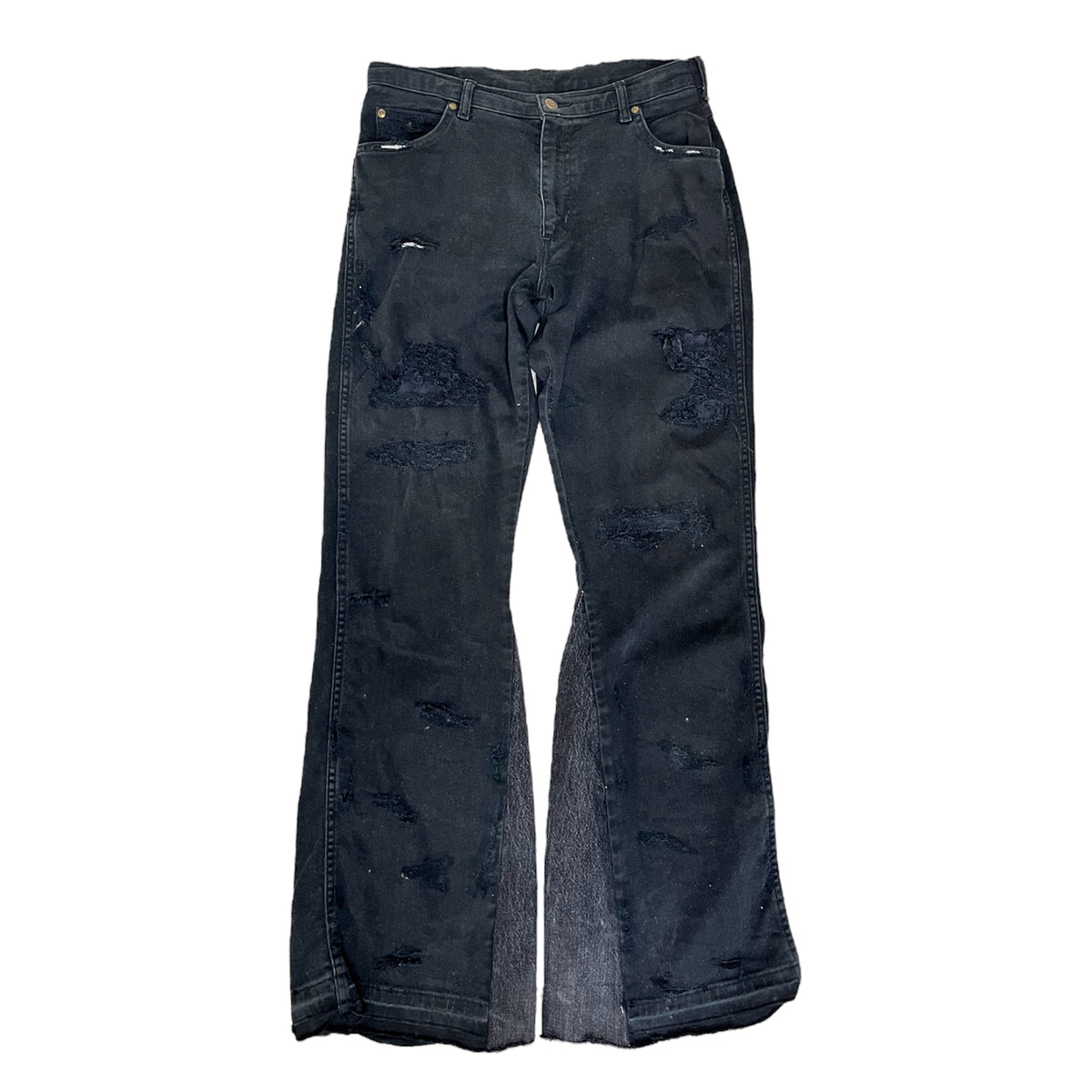 BOOTCUT BLACK DISTRESSED