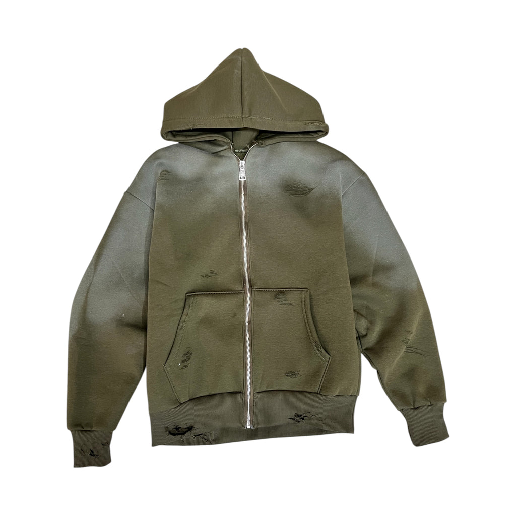 HOODIE MILITARY ZIP