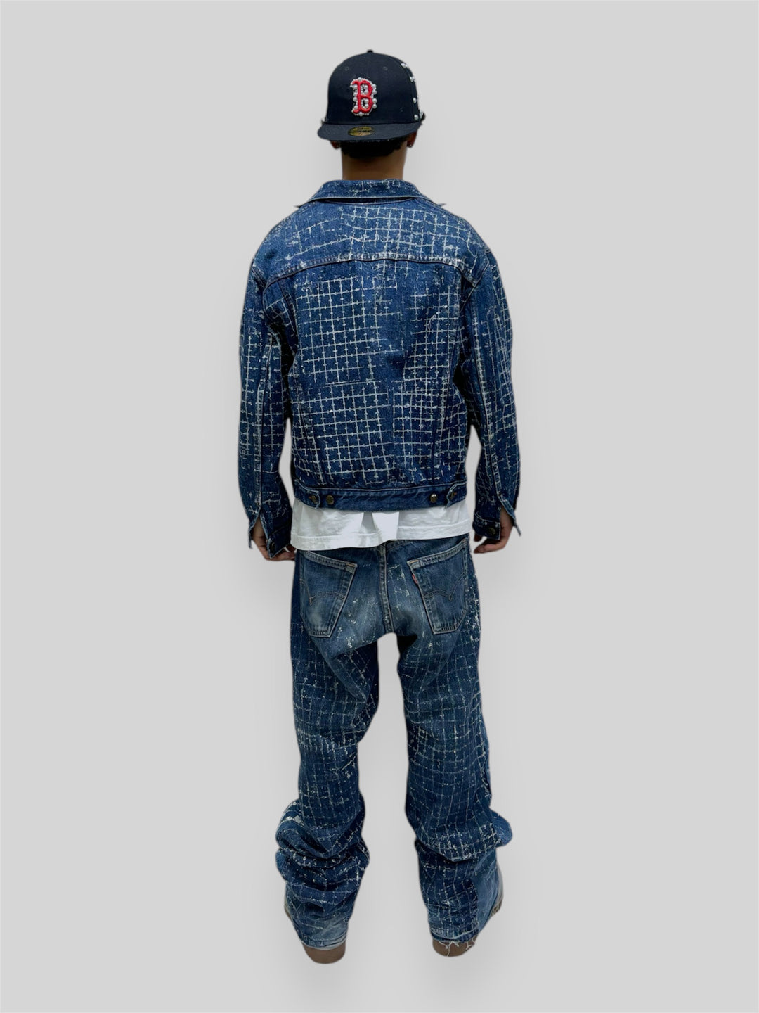 COMPLETO IN DENIM SQUARE