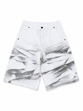 JORTS WHITE GRAY