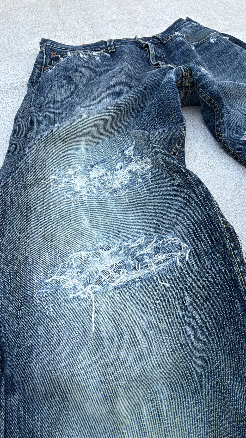 JEANS BOOTCUT FADE SAND