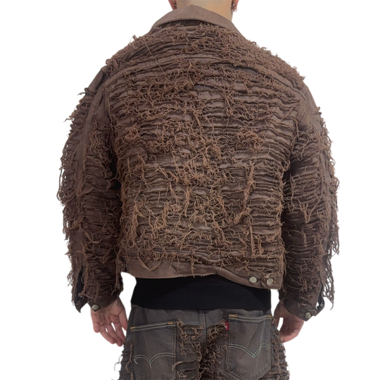 PUFFER BROWN SUPER DESTROYED