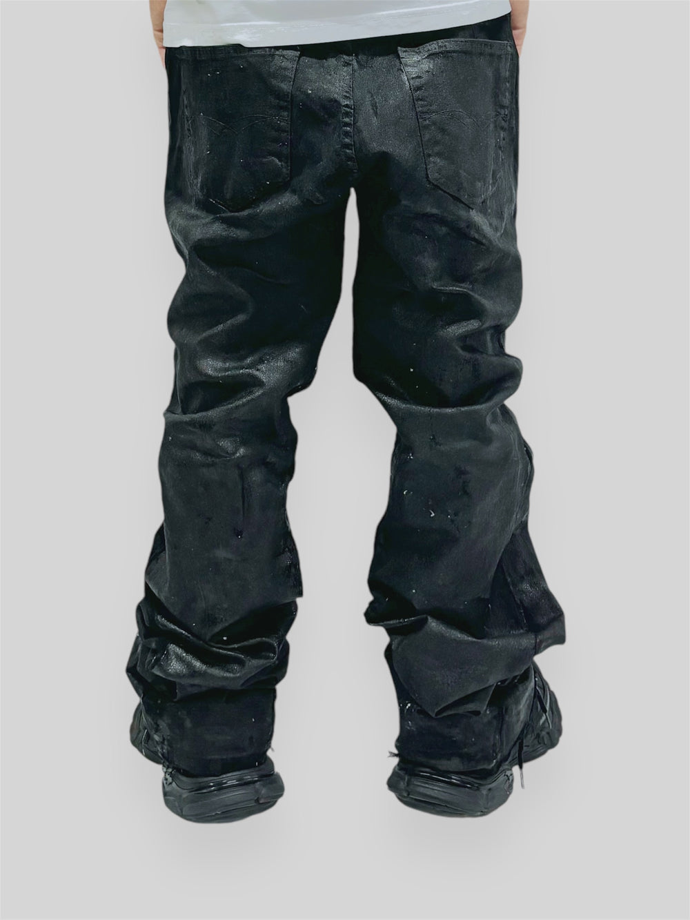 DENIM WAXED EFFECT BLACK