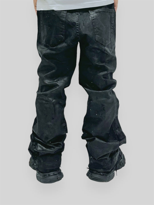 DENIM WAXED EFFECT BLACK