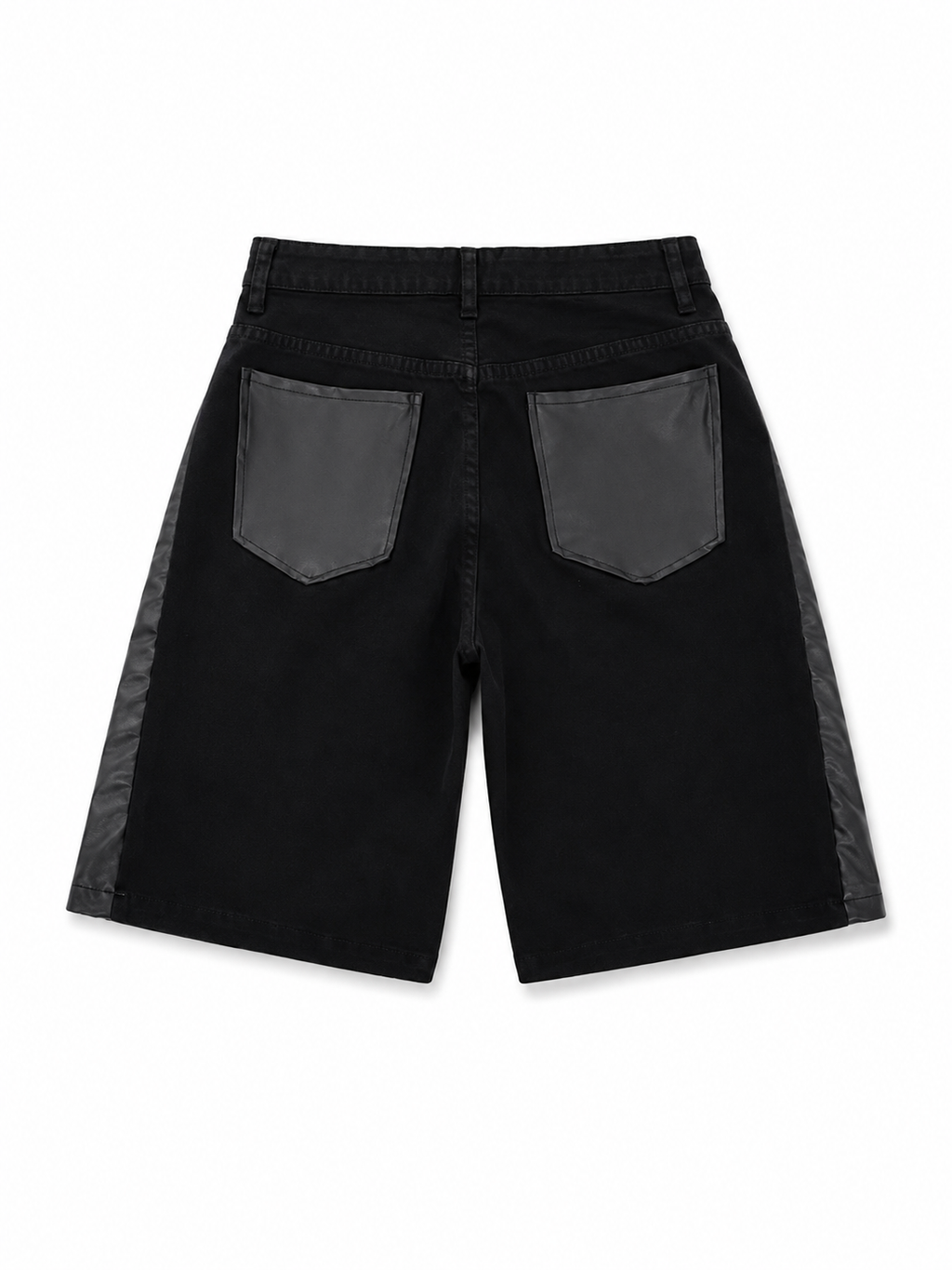 SHORT BLACK LEATHER