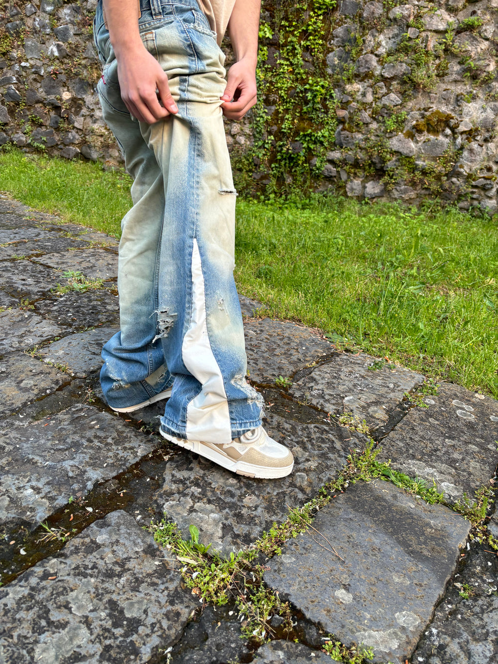 JEANS SAND FLARED