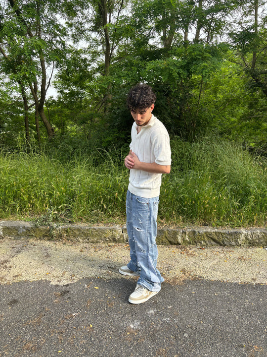 JEANS BAGGY FLARED