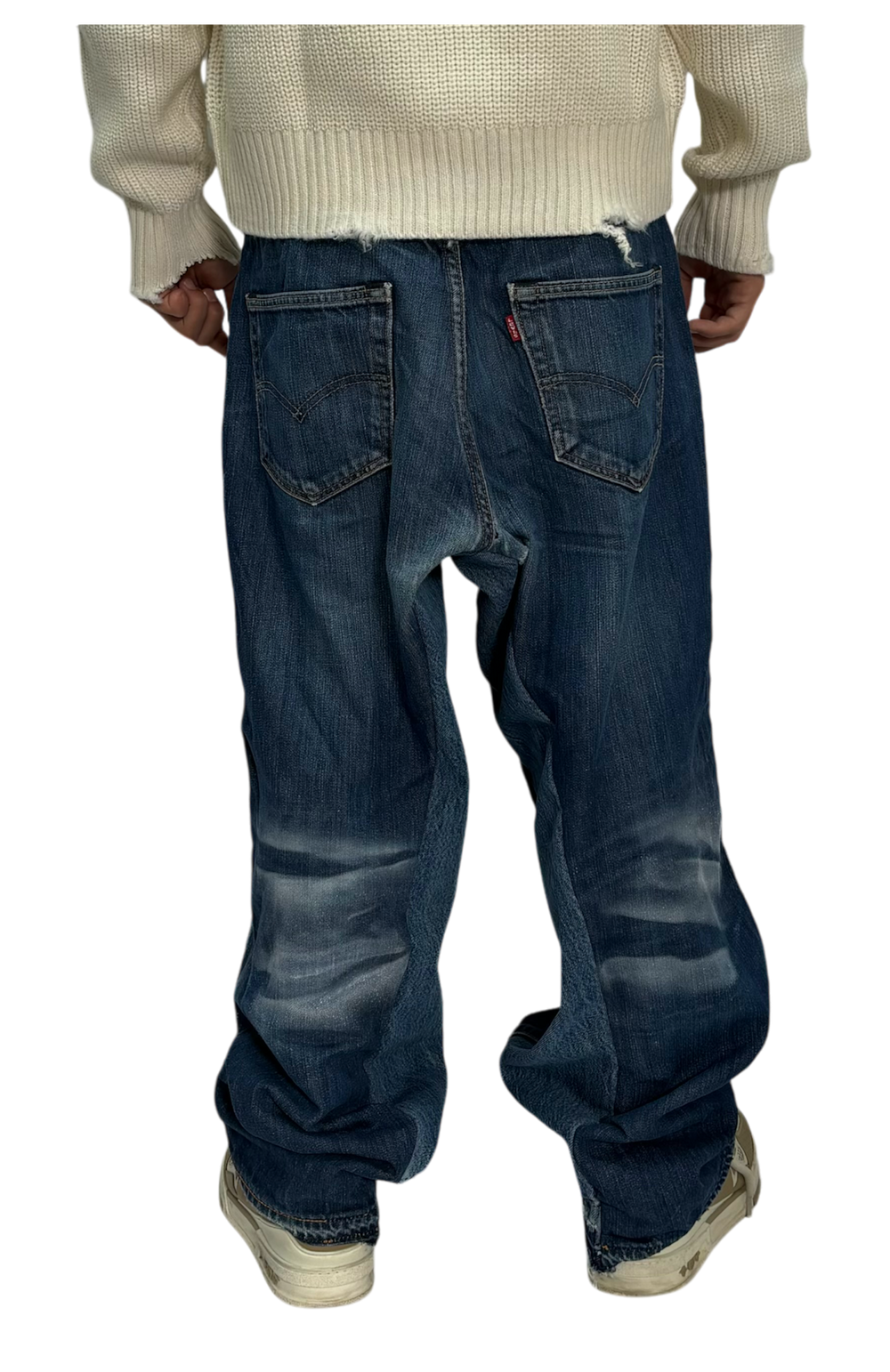 JEANS BLUE SPACE BAGGY