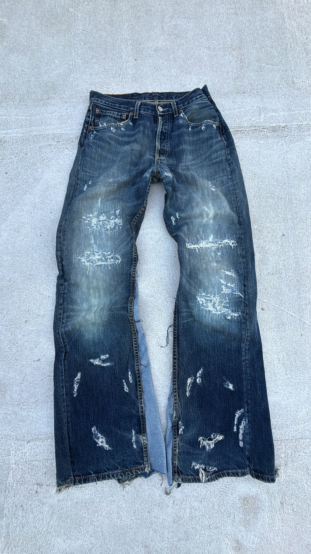 JEANS BOOTCUT FADE SAND