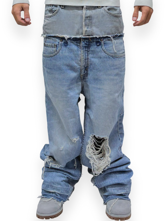 JEANS DOUBLE BAGGY