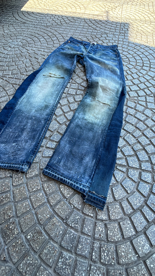 JEANS WAXED SEA