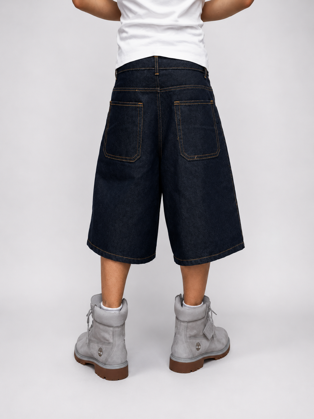 SHORT RAW DENIM HUSTLE