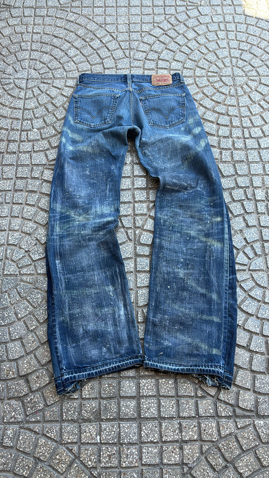 JEANS WAXED SEA