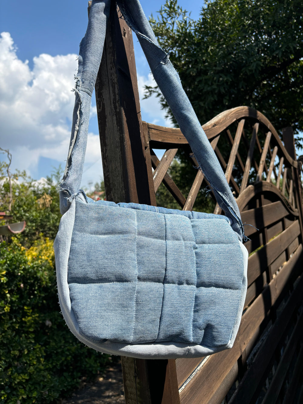 BAG DENIM FLUFFY