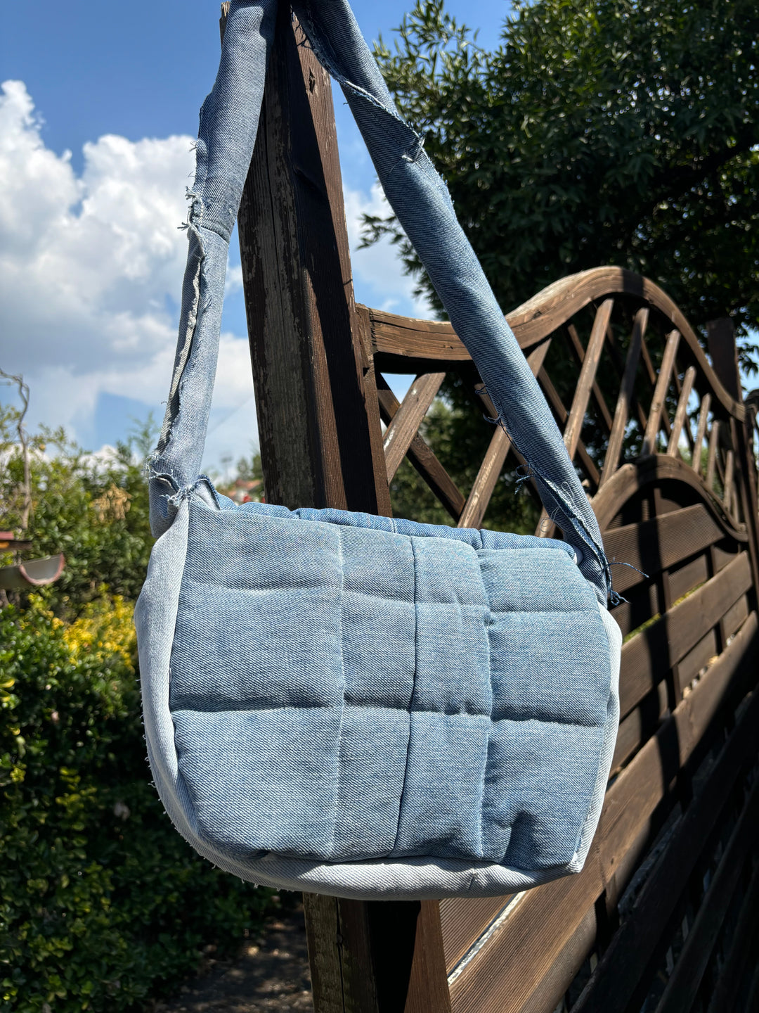 BAG DENIM FLUFFY