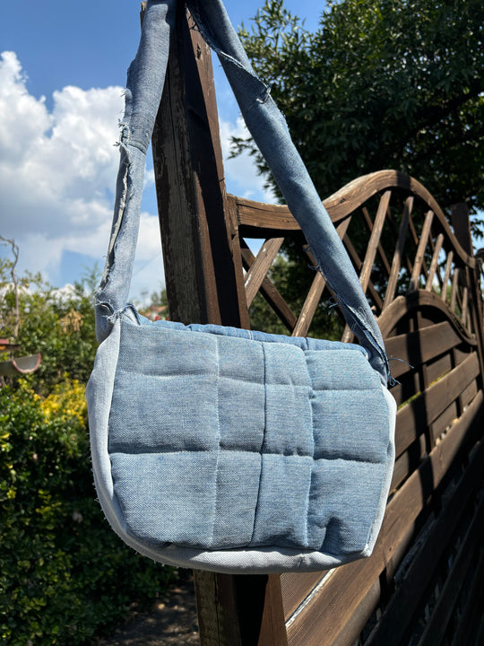 BAG DENIM FLUFFY