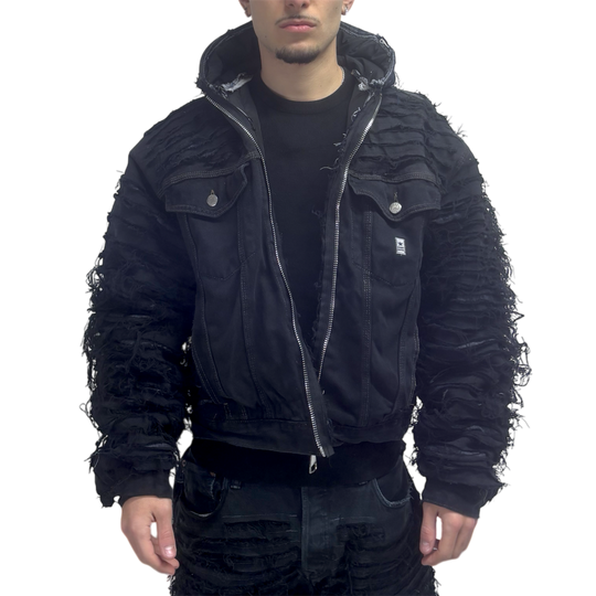 PUFFER BLACK SUPER DESTROYED