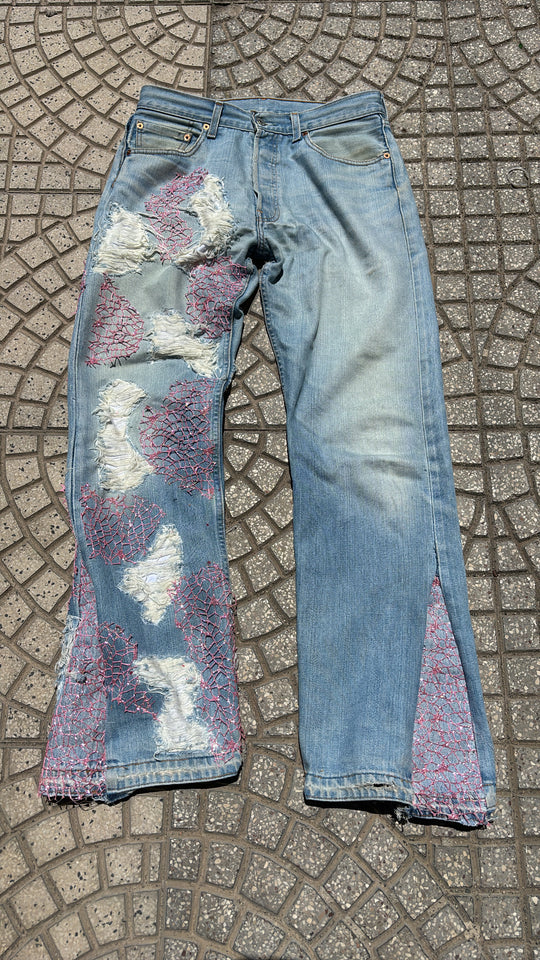 JEANS SPIRAL PINK