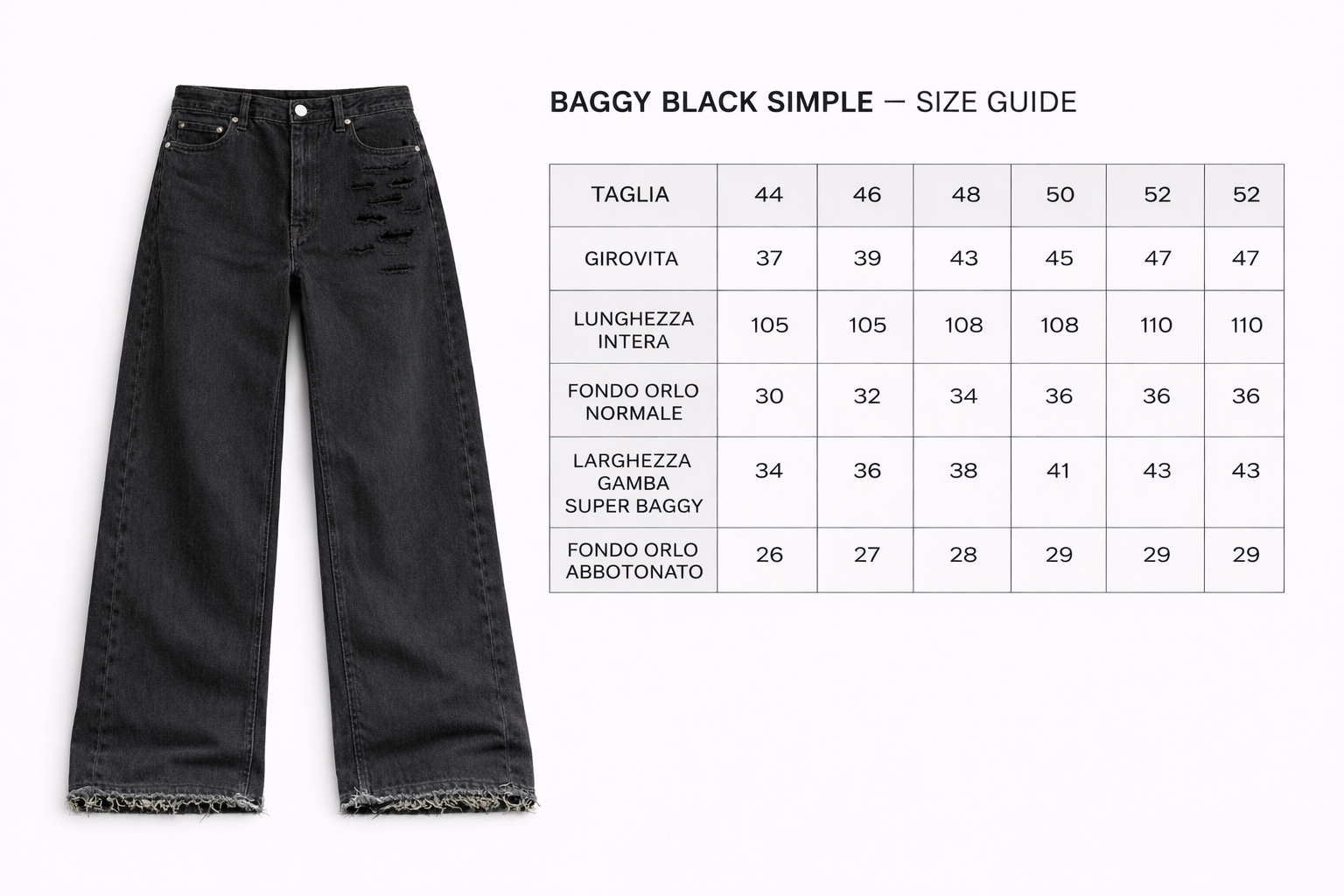 JEANS BLACK SIMPLE