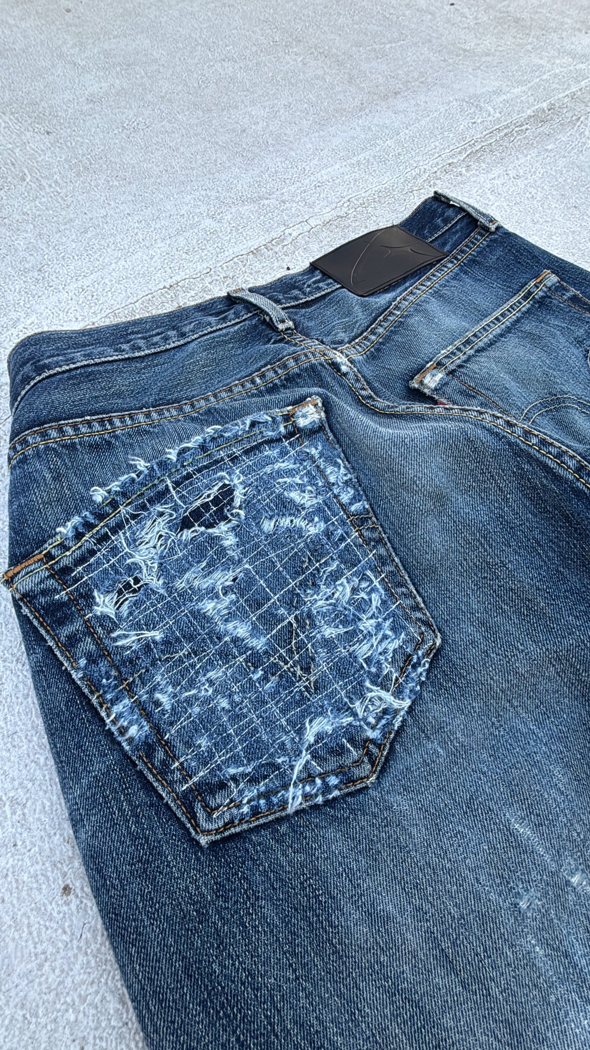 JEANS BOOTCUT FADE SAND