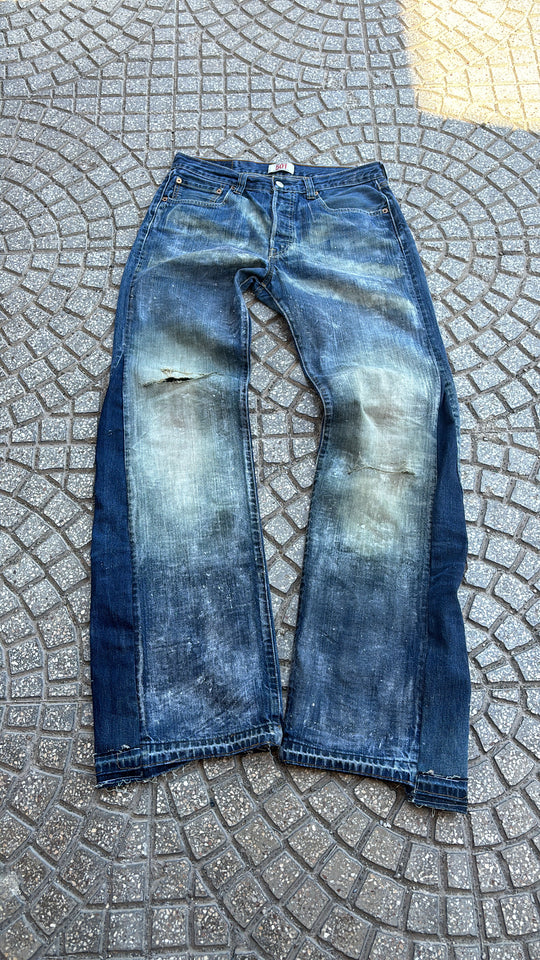 JEANS WAXED SEA