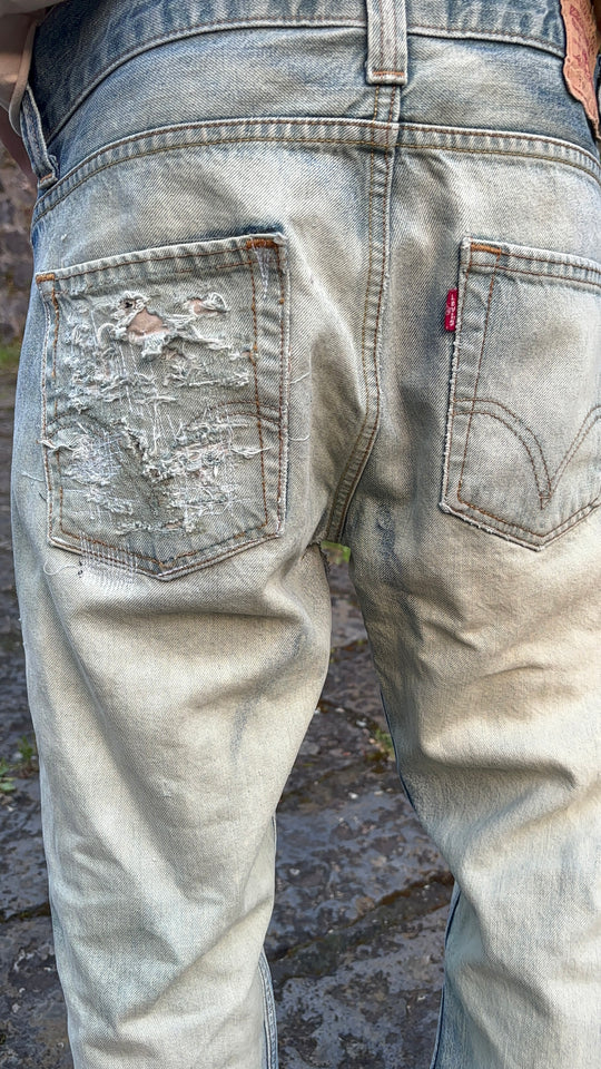 JEANS SAND FLARED